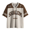 UniJames SHALOM Christian Brown Mesh Jersey