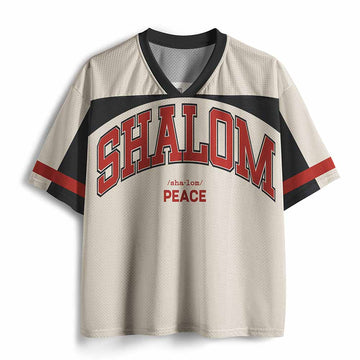 UniJames SHALOM Christian Beige Mesh Jersey