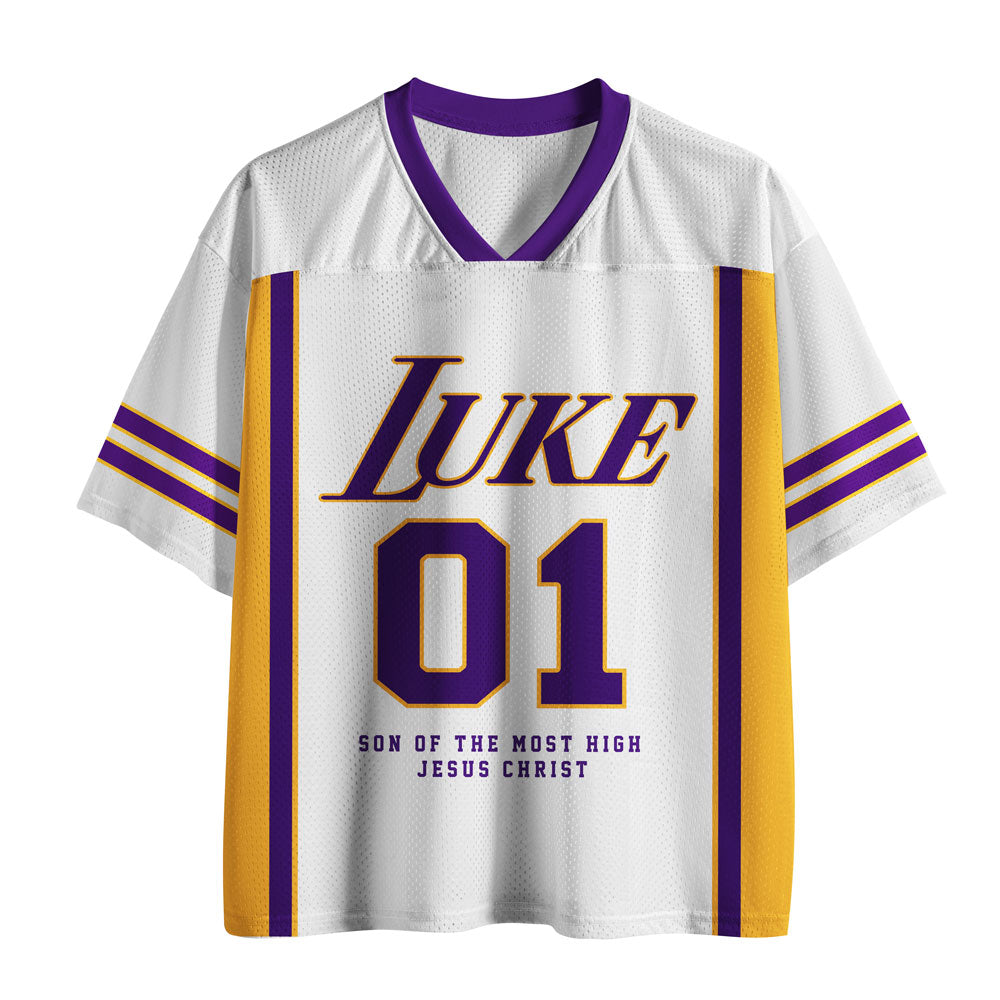 UniJames Son Of God Christian White Mesh Jersey