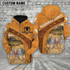 Uni Personalized Name Farm Image of Rick D Hoodie