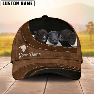 Uni Dorper Sheep Happiness Customized Name Cap