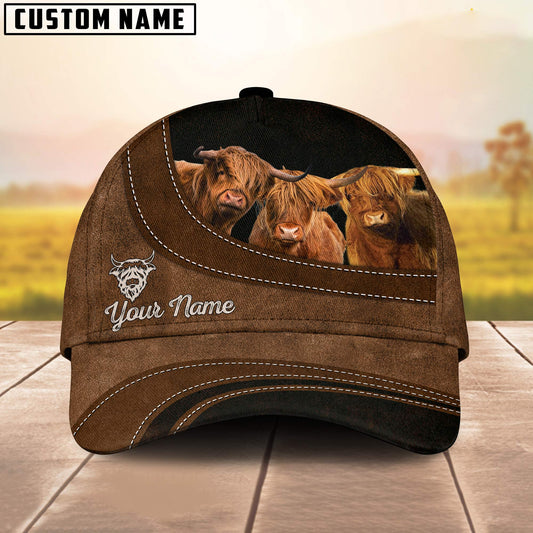 Uni Highland Farming Life Customized Name Cap