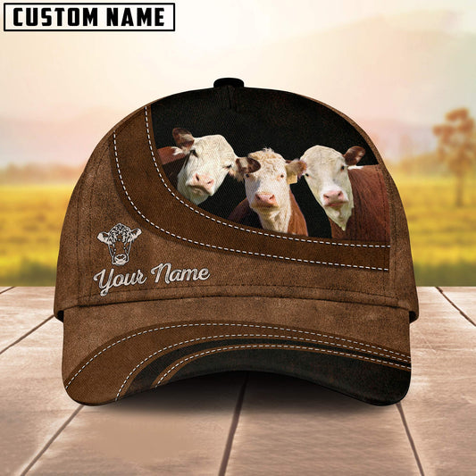 Uni Hereford Farming Life Customized Name Cap