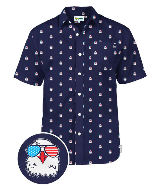 UniJames Men's Regal Eagle Button Down Shirt