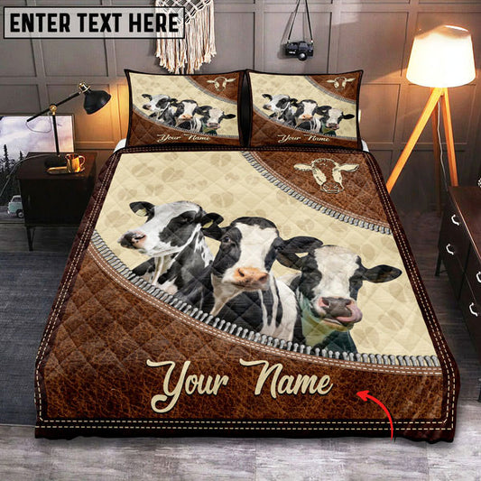 Uni Happiness Holstein Quilt Bedding Set