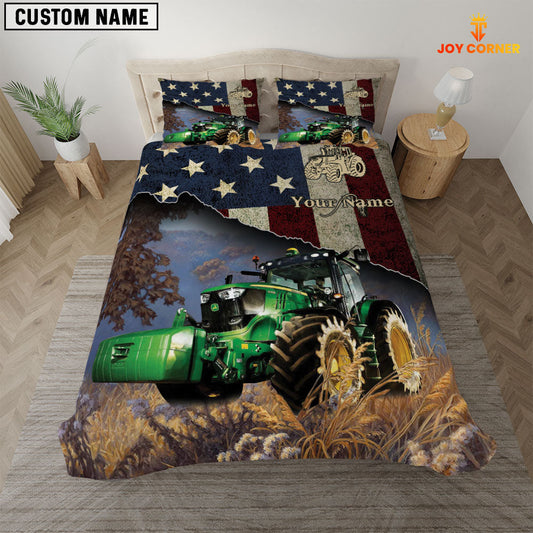 Uni Tractor America Customized Name 3D Bedding Set