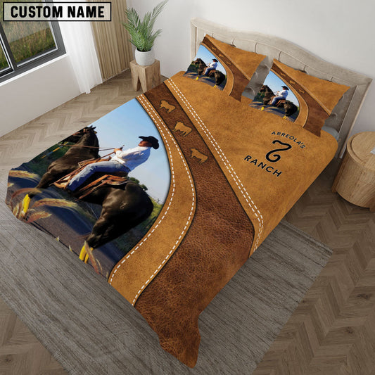 Uni Custom Name Ranch Horse For Customer Bedding set