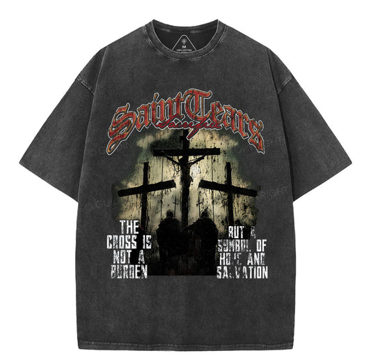 The Cross Christian Washed TShirt