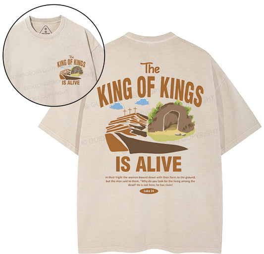 The King Of Kings Christian Washed TShirt