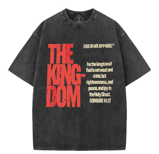 The Kingdom Christian Washed TShirt