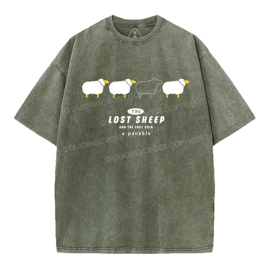 The Lost Sheep Christian Washed TShirt