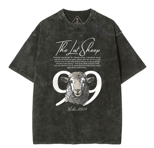 The Lost Sheep Christian Washed TShirt