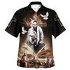 UniJames The Lion Of Judah Jesus Reaching Out His Hand Hawaiian Shirt - Christian Hawaiian Shirt - Religious Hawaiian Shirts