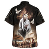 UniJames The Lion Of Judah Jesus Reaching Out His Hand Hawaiian Shirt - Christian Hawaiian Shirt - Religious Hawaiian Shirts