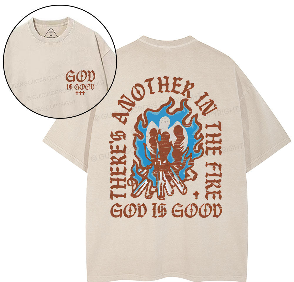 There Another In The Fire Christian Washed T-Shirt Sale - GuidingCross