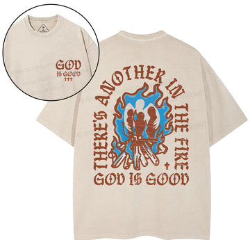 There Another In The Fire Christian Washed T-Shirt Sale - GuidingCross