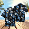 UniJames Police Blue Hawaiian Shirt