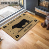 Uni Angus Hoove Custom Farm Name Custom Year Coir Doormat