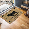 Uni Charolais Hoove Custom Farm Name Custom Year Coir Doormat