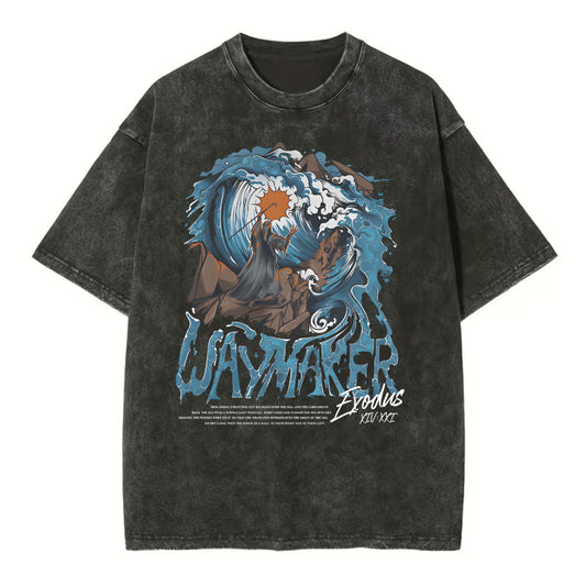Way Maker Christian Washed TShirt
