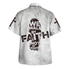 UniJames We Walk By Faith Not By Sight Jesus Cross Hawaiian Shirt - Christian Hawaiian Shirt - Religious Hawaiian Shirts