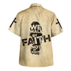 UniJames We Walk By Faith Not By Sight Jesus Hawaiian Shirt - Christian Hawaiian Shirt - Religious Hawaiian Shirts