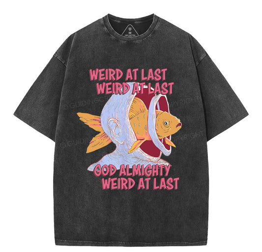 Weird At Last God Almighty Weird At Last Shirt Christian Washed TShirt