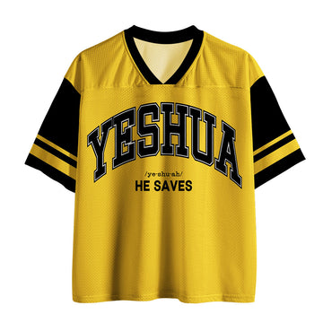 UniJames YESHUA Christian Yellow Mesh Jersey