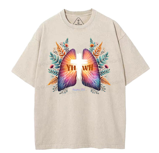 YHWH Christian Washed TShirt