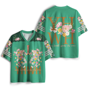 UniJames YHWH Every Breath Speaks His Name Christian Mesh Jersey