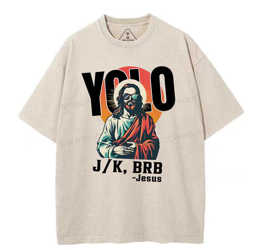 YOLO Christian Washed TShirt