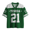 UniJames Yeshua Green Christian Mesh Jersey