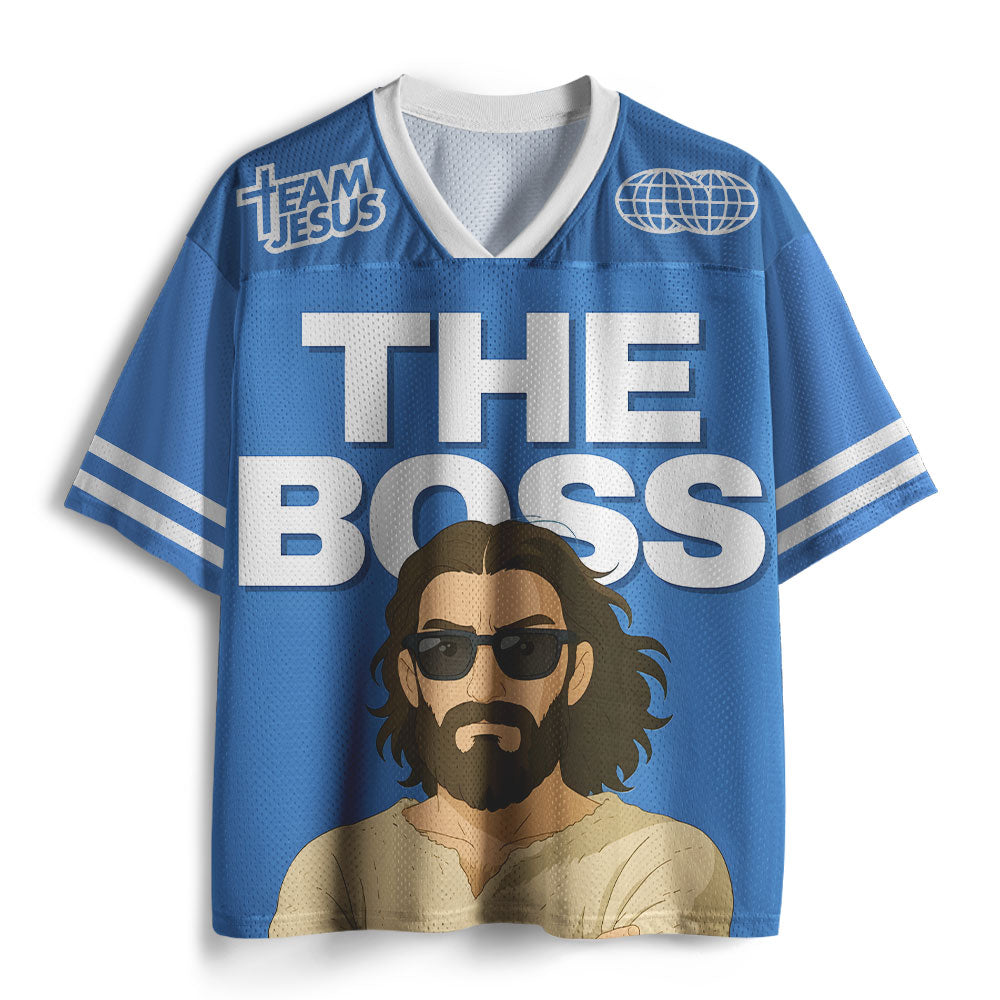 UniJames Yeshua The Boss Christian Mesh Jersey