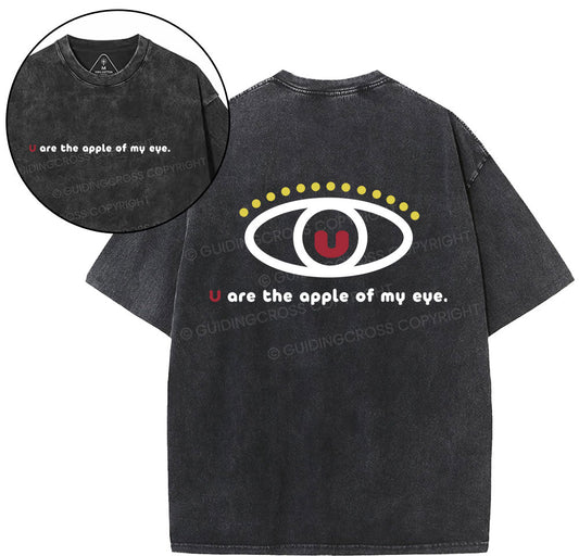 You Are The Apple Of My Eyes Christian Washed TShirt