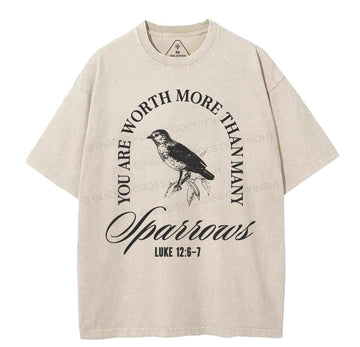 You Are Worth More Than Many Christian Washed T-Shirt Sale - GuidingCross