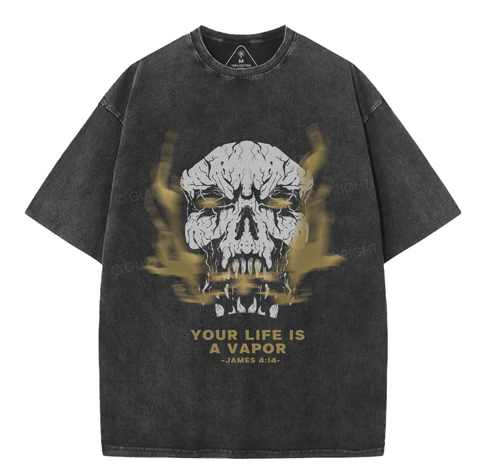 Your Life Is A Vapor Christian Washed T-Shirt Sale - GuidingCross