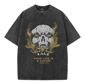 Your Life Is A Vapor Christian Washed T-Shirt Sale - GuidingCross