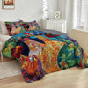 Uni All Season Quilt 3-Piece Set Stunning Chickens Model