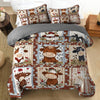 Uni All Season Quilt 3-Piece Set Cute Cow
