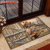 Uni Jersey Barn Custom Name Doormat