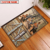 Uni Jersey Barn Custom Name Doormat