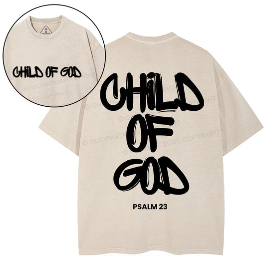 Child Of God Christian Washed T-Shirt Sale - GuidingCross