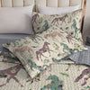 Uni All Season Quilt 3-Piece Set Floral Horse