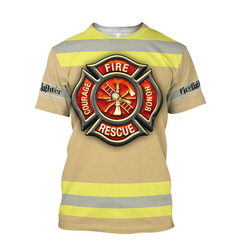 UniJames Strong Firefighter Shirt And Short For Women And Men Hoodie