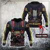 UniJames Customize Name Firefighter Hoodie For Men And Women