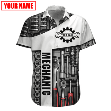 UniJames Customized name Mechanic Unisex Shirts VPTH