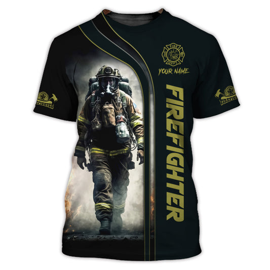 UniJames Firefighter 3D Zipper Hoodie Fireman Custom Zipper Hoodie