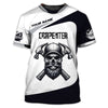 UniJames Carpenter Custom T-Shirts Carpenters 3D Shirt