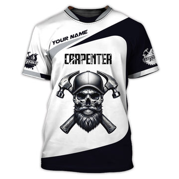 UniJames Carpenter Custom T-Shirts Carpenters 3D Shirt