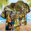 UniJames Aircraft Mechanic Style Hawaiian Shirt Hoodifize